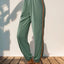 Joggers à taille élastique en patchwork Perfee Weave Band