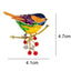 CINDY XIANG Cute Vivid Bird Brooches For Women Winter Animal Design Pin Branch Accessories 3 Colors Available High Quality - Korvel