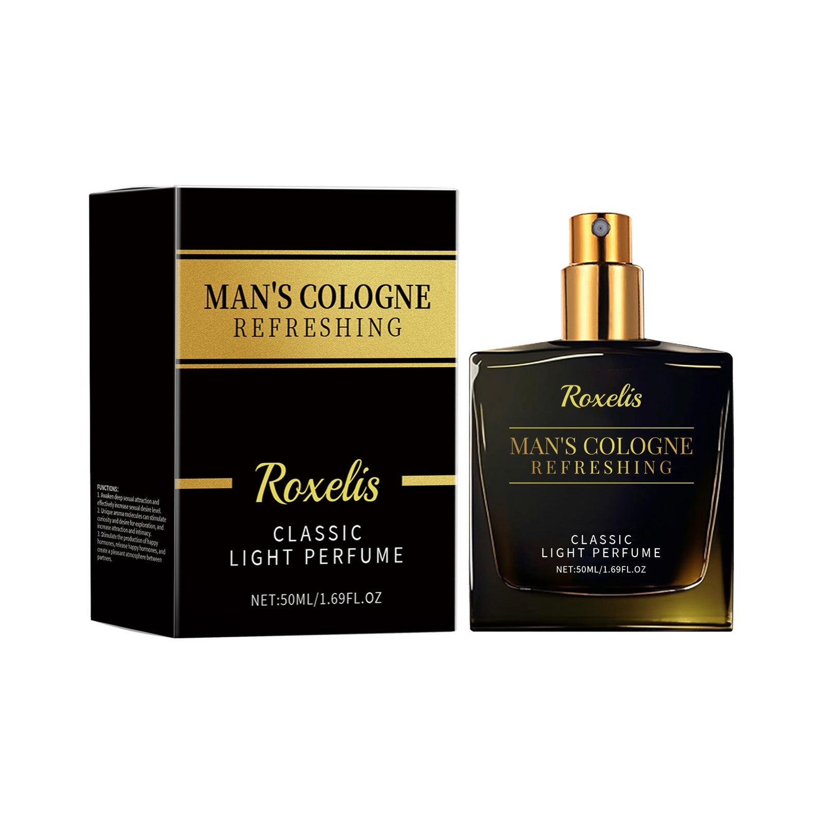 Men's Charm Cologne Rich Cologne Pheromones Exude Male Charm Niche Portable Cologne - Korvel