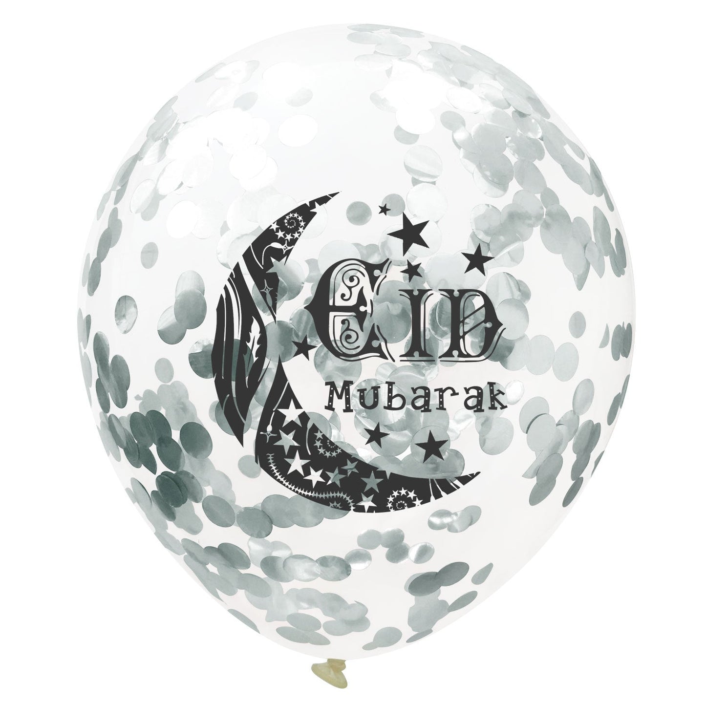 Moon Castle Party Celebrates Latex Balloon Transparent Paper Shard Glitter Balloon Set - Korvel