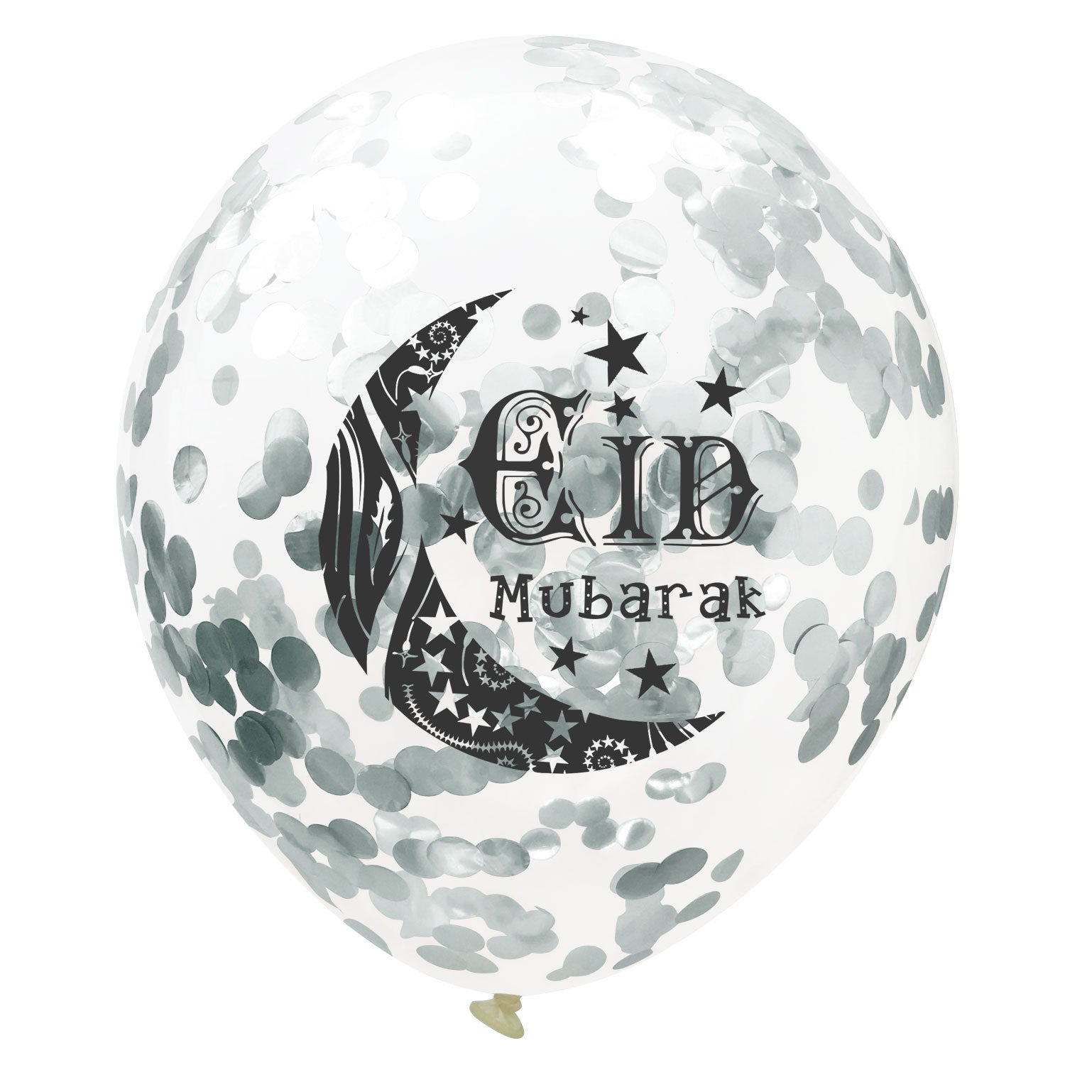 Moon Castle Party Celebrates Latex Balloon Transparent Paper Shard Glitter Balloon Set - Korvel