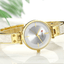 Montre en acier inoxydable élégante pour femmes avec bracelet en céramique