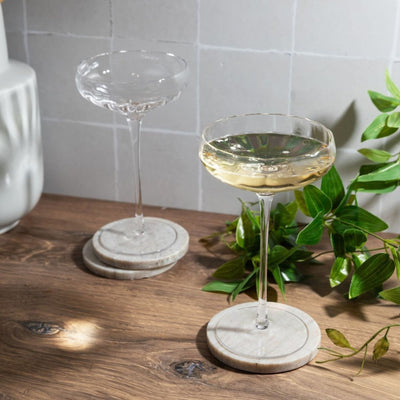 Charming Rounded Coupe Cocktail Glasses - Korvel