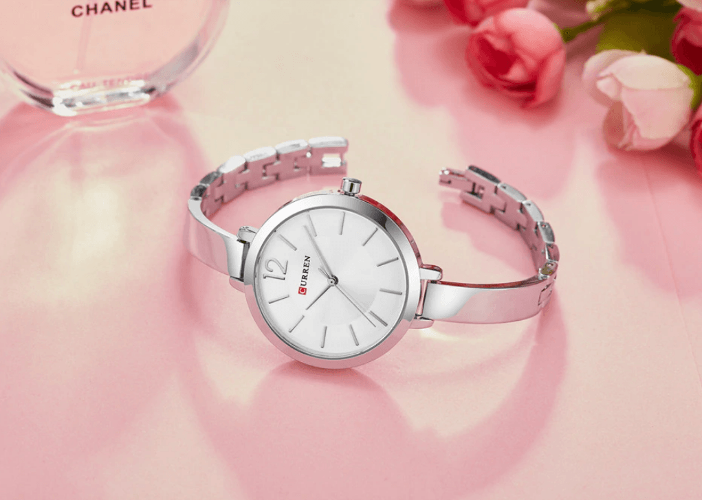 Montre analogique en quartz étanche élégante pour femmes