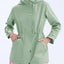Women's Waterproof Slim Trench Coat - Windproof Shell Jacket