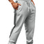 Pantalons de survêtement à cordon pour hommes grandes tailles avec poches