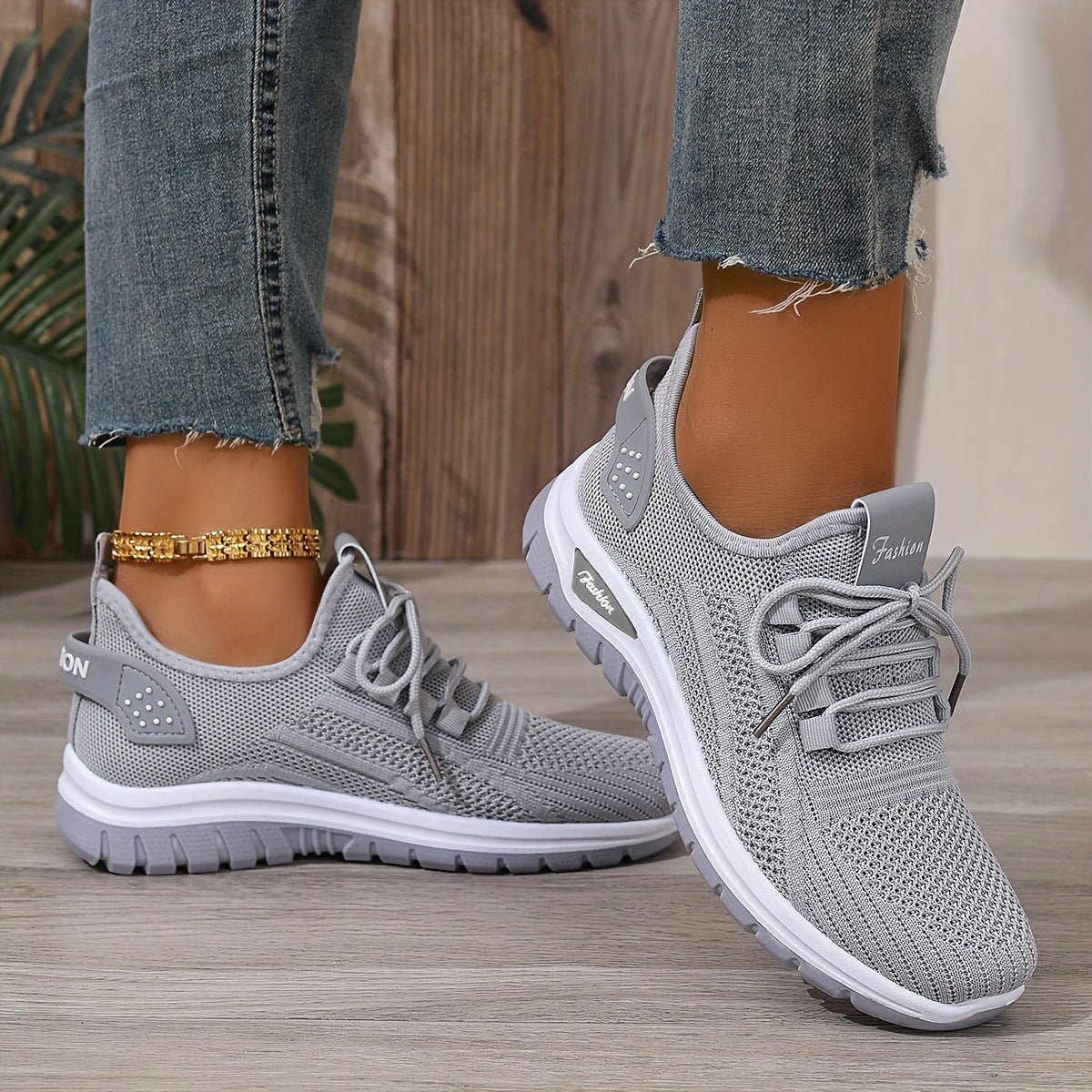 Baskets en maille tissée pour femmes Flying Woven