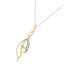 Collier Pendentif Cascade en Or 10K avec Accent de Diamant