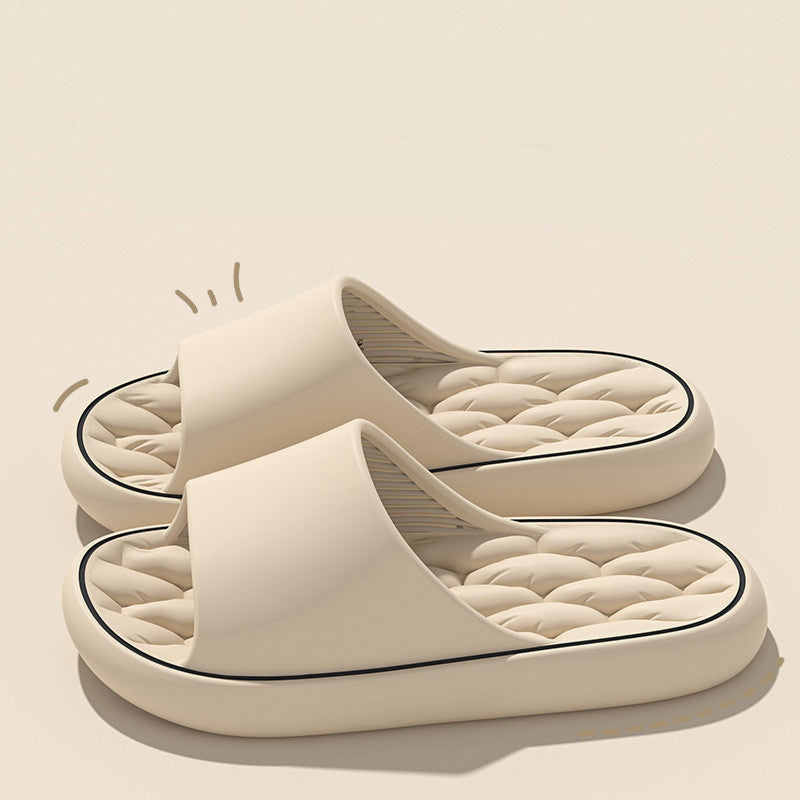 Non-Slip Bathroom Slippers with Thick Sole for Home Comfort