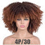 Female Hair African Small Curly Hair Explosion Head Black Chemical Fiber Wig Full Head Set - Korvel