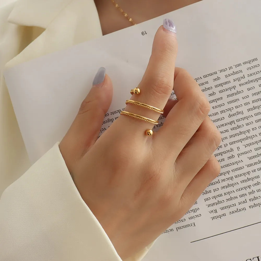 Titanium Steel Wrap Ring - Korvel