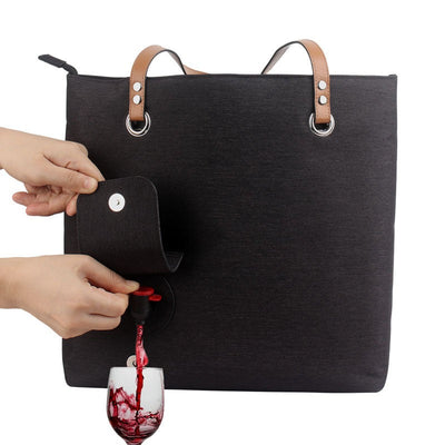 Outdoor portable portable beach red wine bag insulated ice bag picnic bag - Korvel