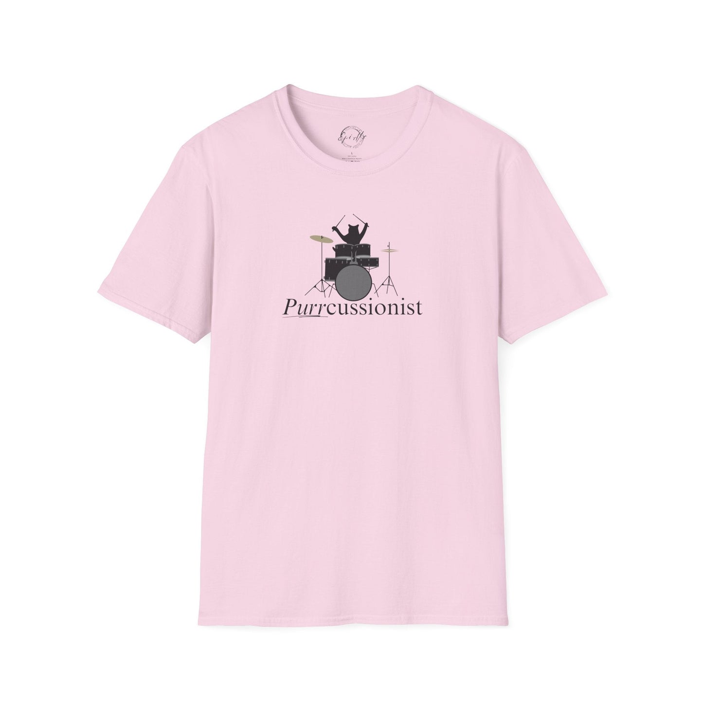 Purrcussionist Unisex Softstyle T-Shirt