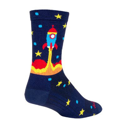 Chaussettes Crew Rocket Socket Sockguy - Bleu