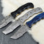 Premium Tactical Folding Knife – 8" Handcrafted Damascus Steel Blade with Elegant Pakka Wood Grip - Korvel