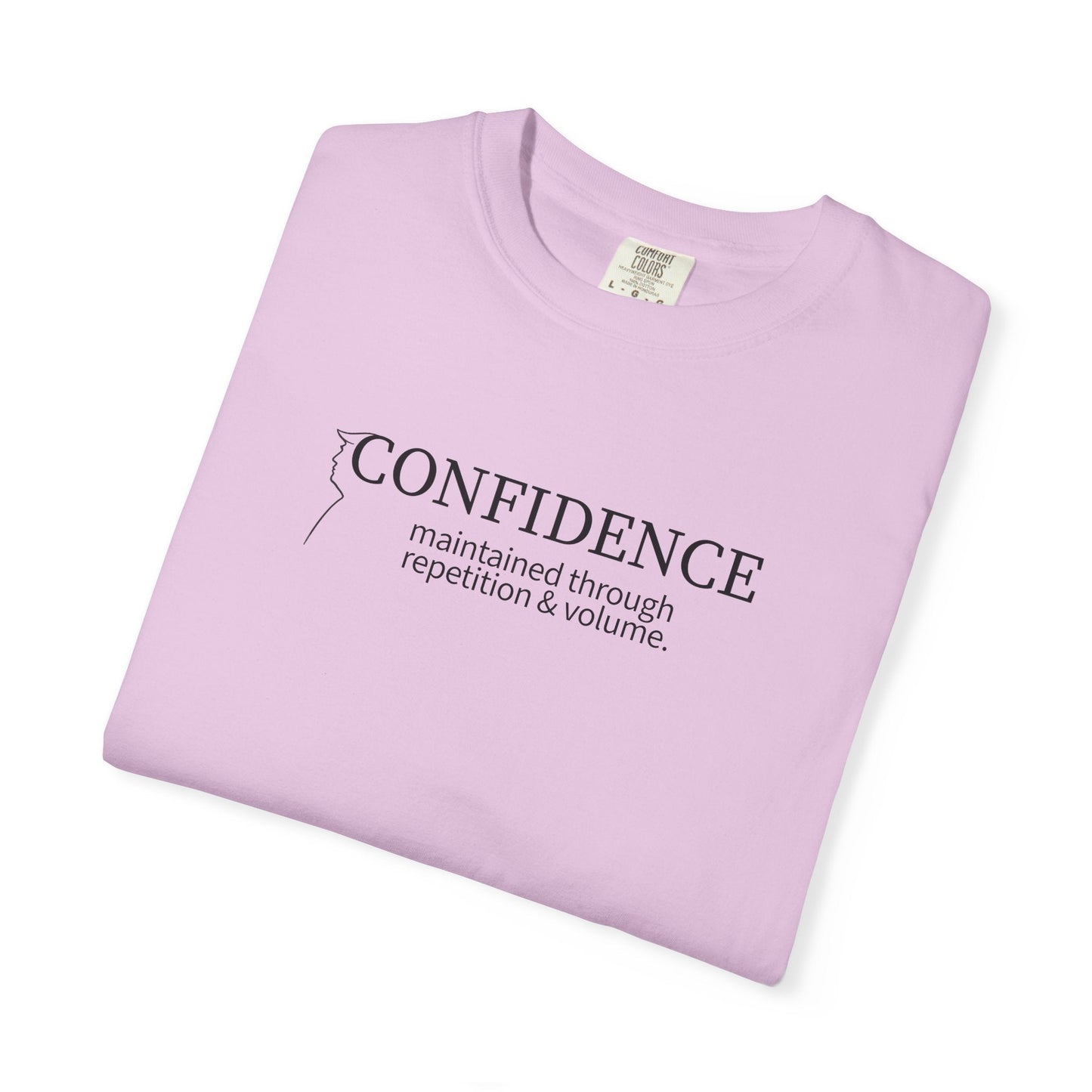Camiseta Confidence Maintained – Edición Tipografía Minimalista