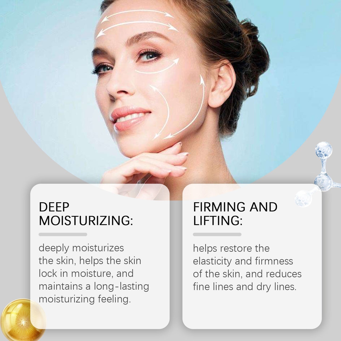 Hyaluronic Acid Facial Essence, Skin Hydrating Care Hydrating Skin Care Essence - Korvel