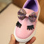 Zapatos Casual de Princesa con Lazo para Niñas en sus Primeros Pasos