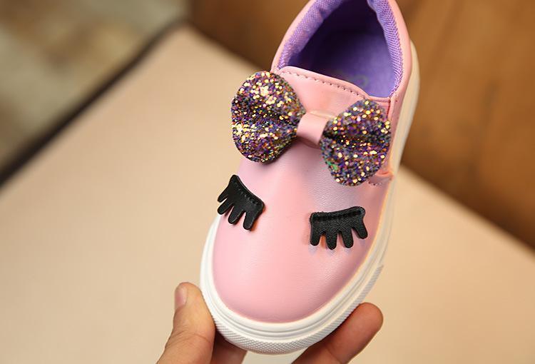 Zapatos Casual de Princesa con Lazo para Niñas en sus Primeros Pasos