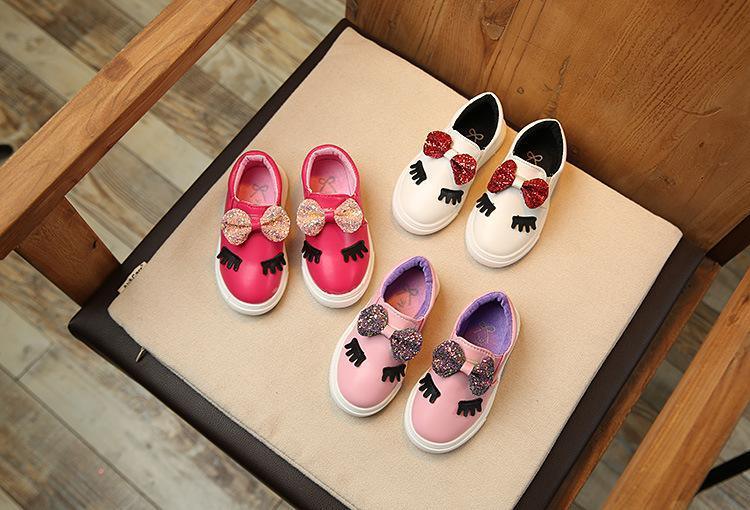 Zapatos Casual de Princesa con Lazo para Niñas en sus Primeros Pasos