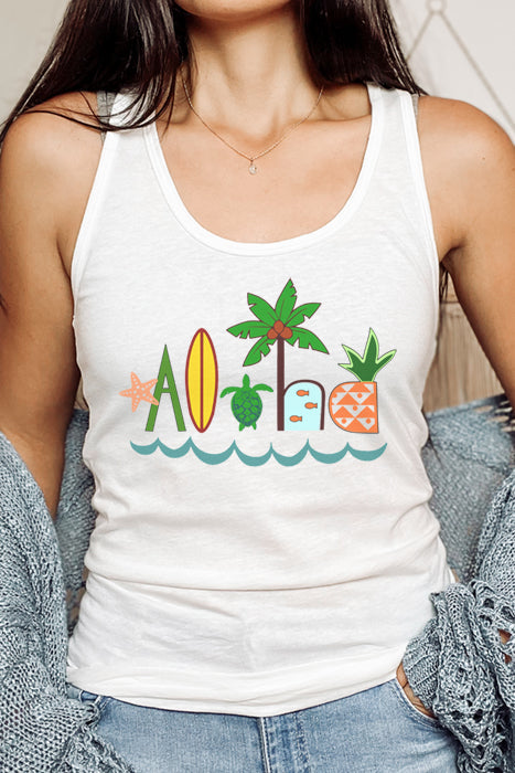 Aloha Racerback Tank Top