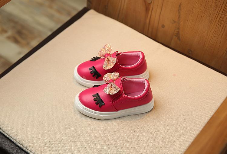 Zapatos Casual de Princesa con Lazo para Niñas en sus Primeros Pasos
