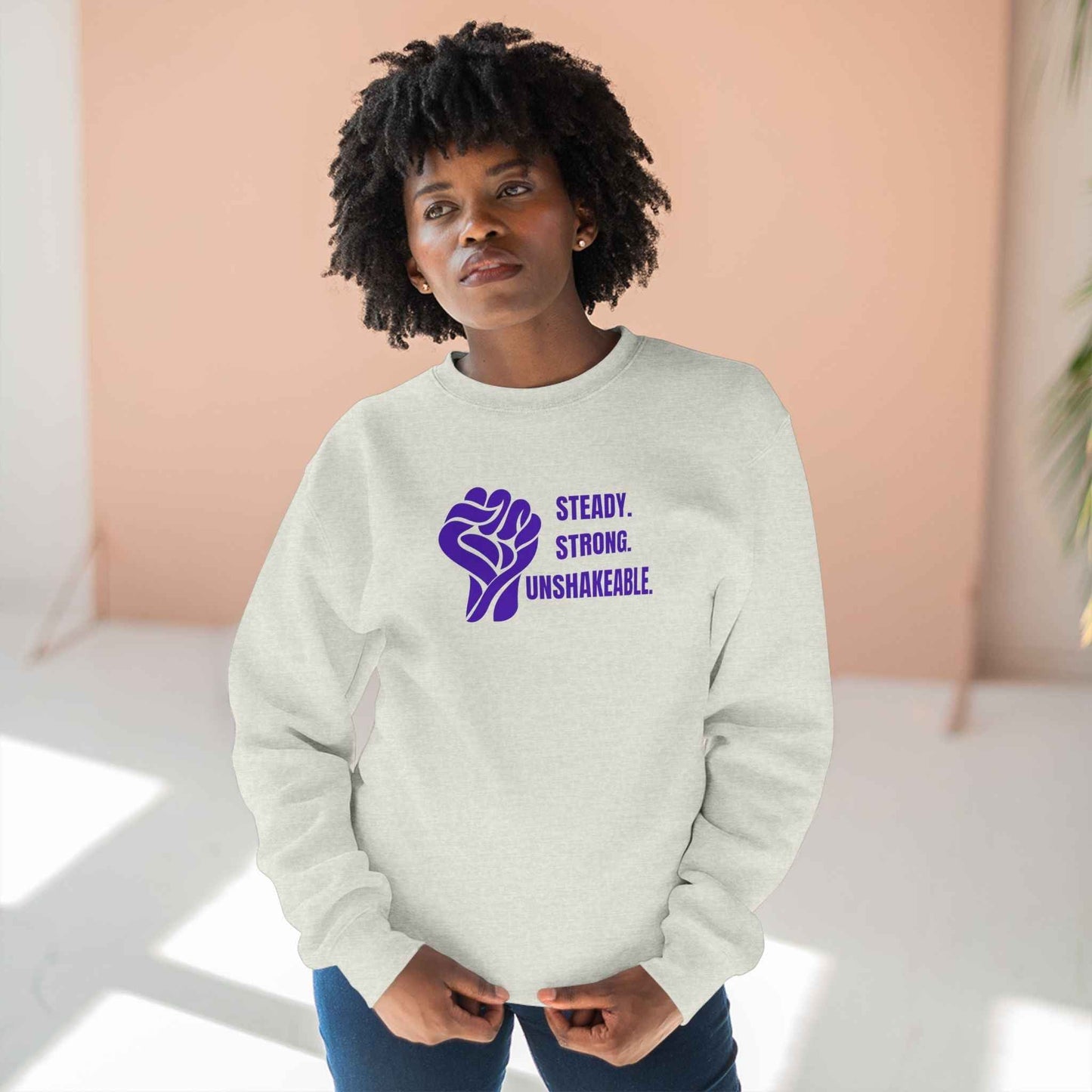 Constante. Fuerte. Inquebrantable. Sudadera de Concienciación sobre la Epilepsia