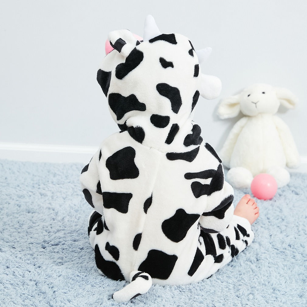 Baby jumpsuit, cow animal shaped pajamas - Korvel