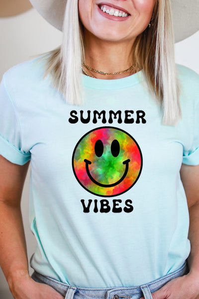 Groovy Summer Smiley T-Shirt
