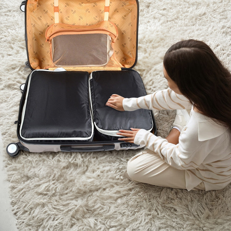 Travel compression packing cubes – ultralight, expandable, for luggage organization - Korvel