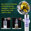 Propeller Shower Turbocharged Shower Head Shower Head Shower One-Button Water-Stop Shower - Korvel