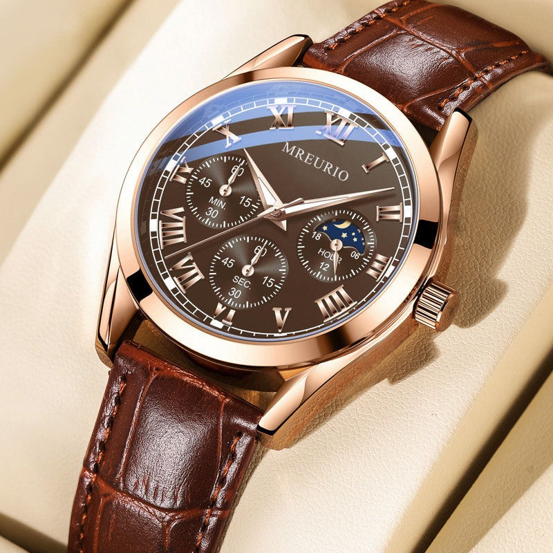 Business Watch Men's Watch Men's Watch Belt Quartz - Korvel