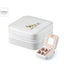 Elegant PU Leather Jewelry Organizer with Mirror