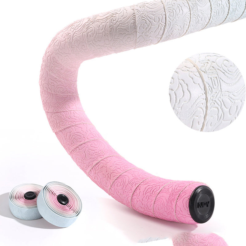 Premium Road Bike Handlebar Tape - Gradient Cloud Design