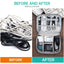 Portable Electronics Organizer Bag - Waterproof Travel Case