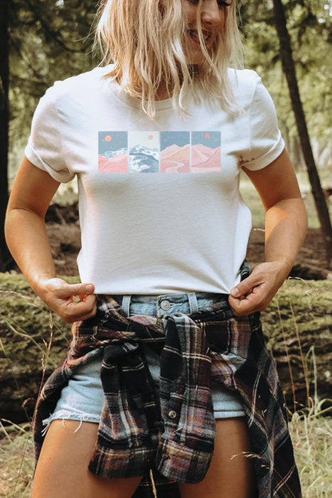Sun & Mountain Art T-Shirt