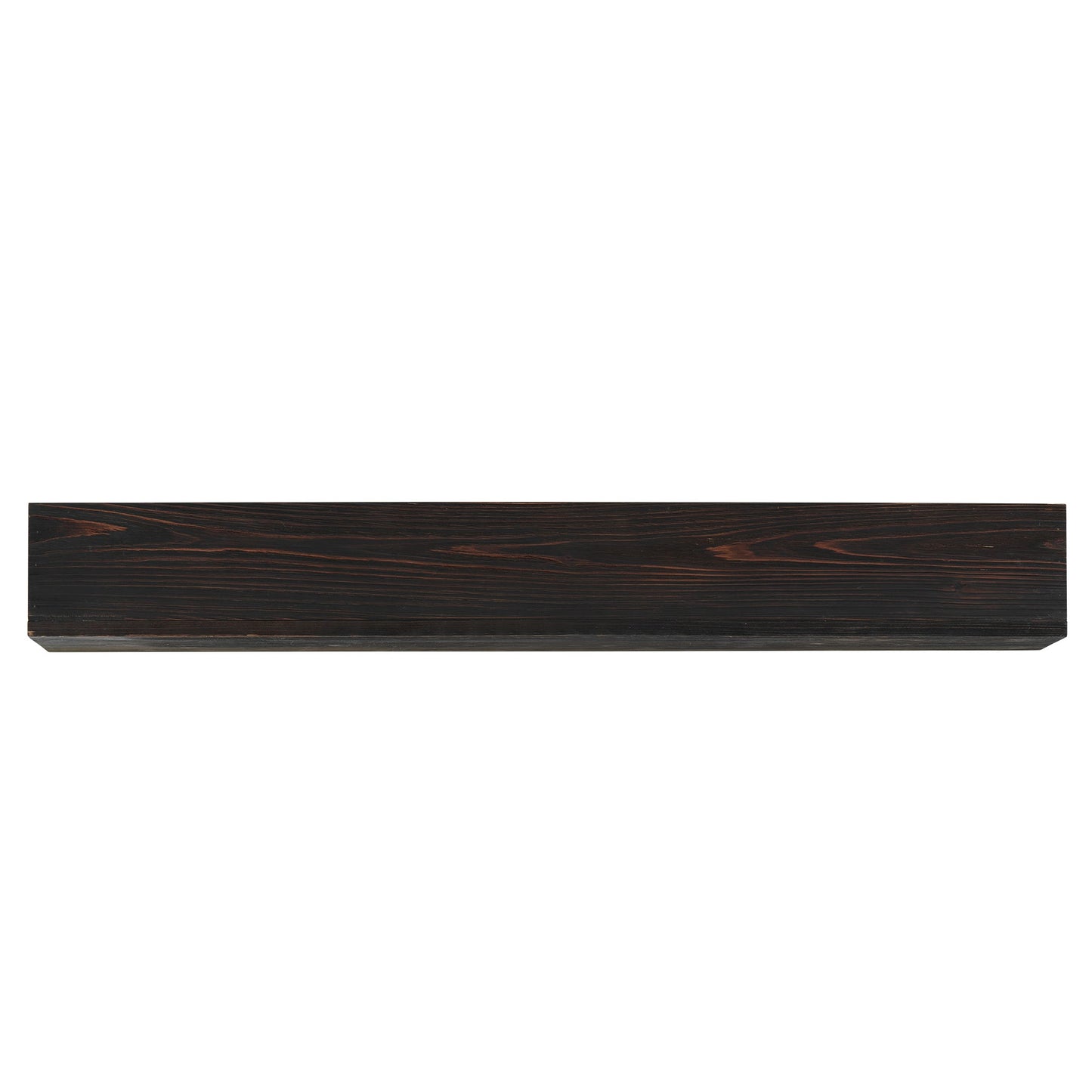 72" Rustic Wood Fireplace Mantel - Wall-Mounted Floating Shelf