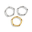 Conjunto de Pulseras de Tubo Doblado CCB Irregular y Elegante