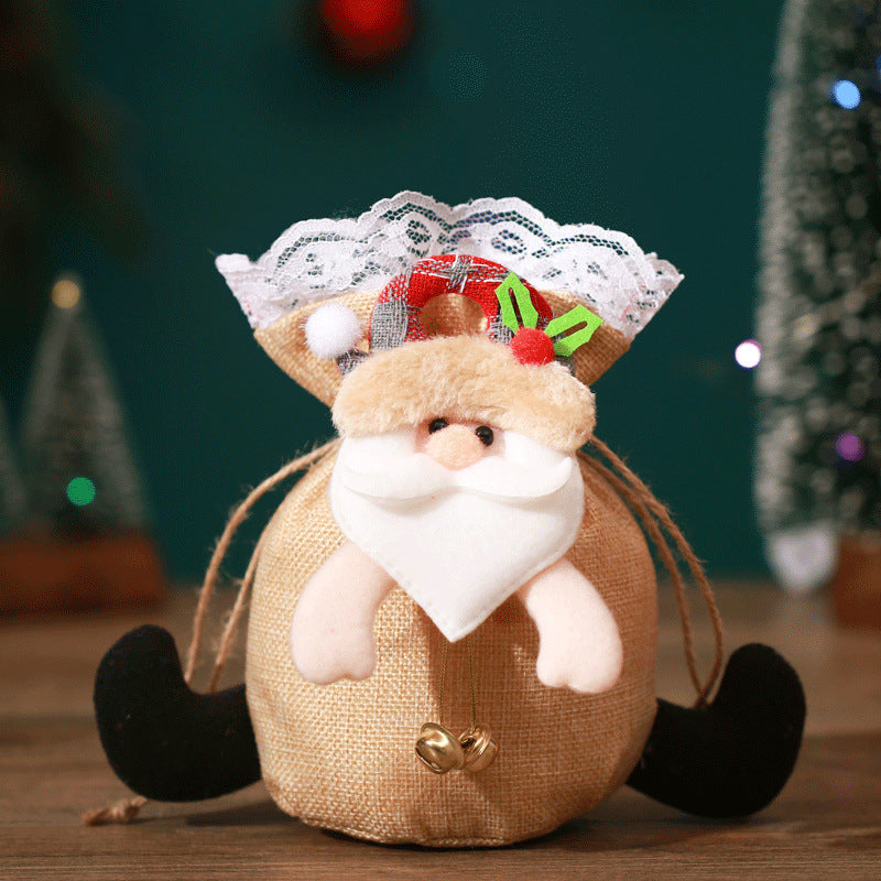 Christmas Apple Bag Christmas Eve Apple Gift Box Gift Bag Candy Bag Christmas Creative Gift Bag - Korvel
