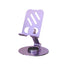 Aluminum alloy desktop phone holder with 360 degree rotation and folding, portable lazy all metal phone holder - Korvel