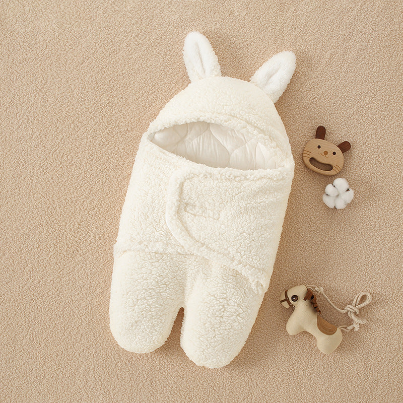 Couverture pour bébé en velours d'agneau premium pour l'automne et l'hiver