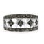 Anillo de Plata Esterlina con Diamante Verde Genuino de 0.32 Quilates