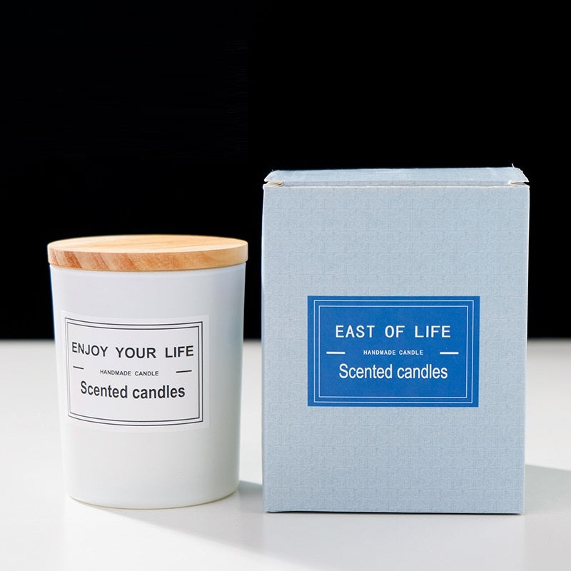 Natural Crystal Stone Aromatherapy Candle Gift Box