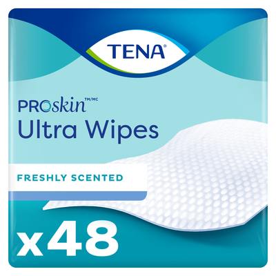 Tena Ultra Washcloths - 48 Count