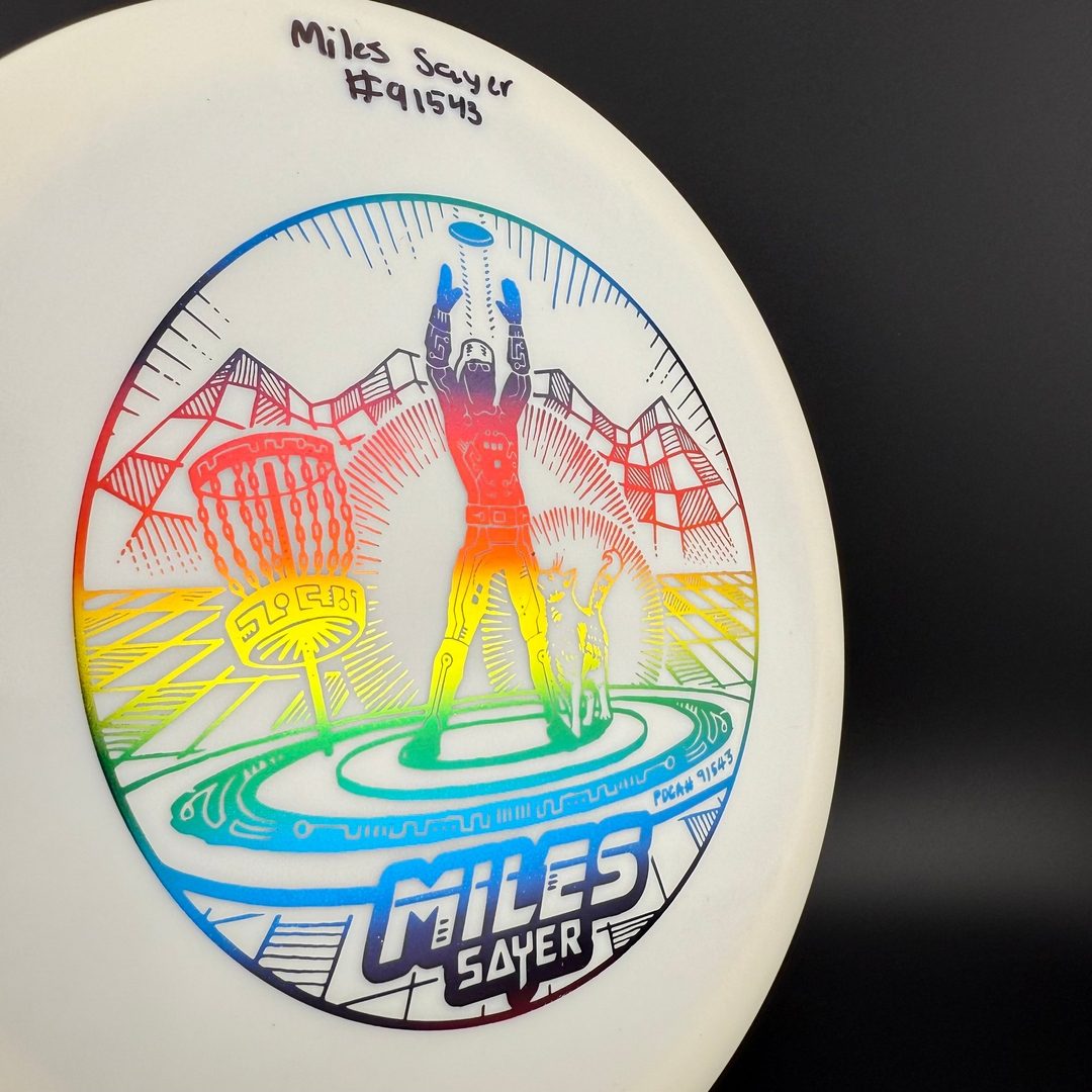Hybrid Evader Disc Golf Driver - Signed by Miles Sayer