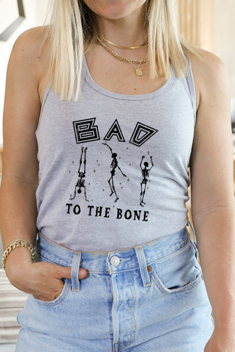 Bad to the Bone Racerback Tank Top