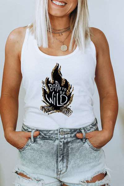 Born to be Wild Racerback Tank Top