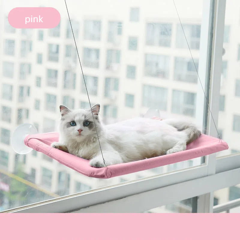 Premium Suction Cup Cat Hammock - Four Seasons Comfort