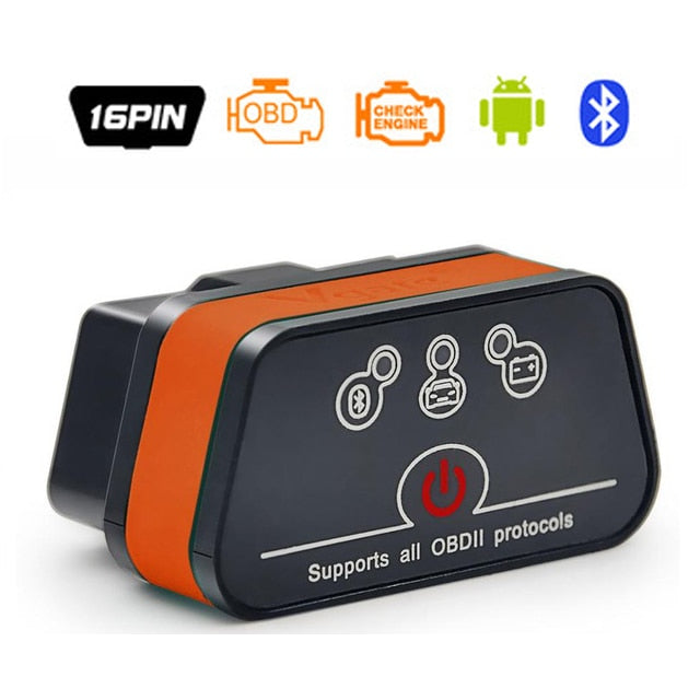 Vgate icar2 Bluetooth/Wifi OBD2 Diagnostic-tool ELM327 Bluetooth/wifi OBD 2 Scanner Mini ELM327 for android/PC/IOS Code Reader - Korvel