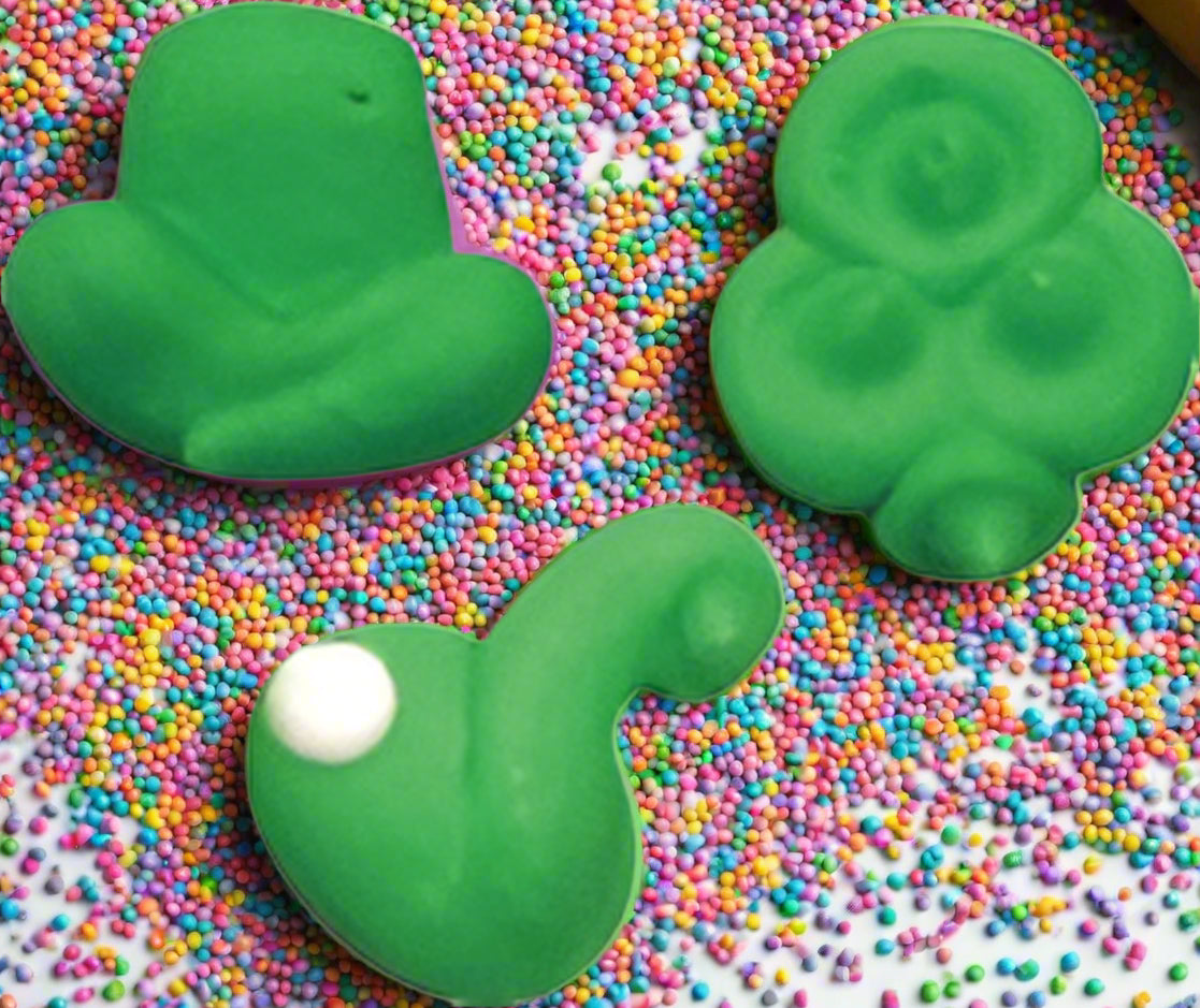 Charms en glaçage royal comestibles pour la Saint-Patrick - 400 pièces